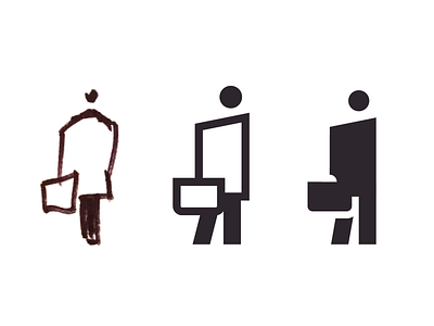 Businessman icon businessman fill icon outline pictogram sketch