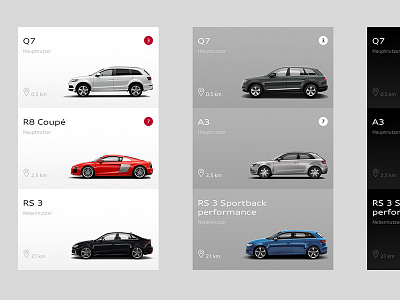 Audi Digital Branding app audi auto cars digital branding digital first ui