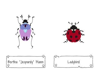 30 Days of Beetles: Days 1 & 2 30 day challenge 30daychallenge beetle bug bugs color design illustration illustrator insect ladybird ladybug nature pink purple red vector vector illustration vectorart