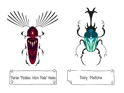 30 Days of Beetles: Days 19 & 20 30daychallenge animal art animal illustration beetle bug bugs collection color colorful design design digital illustration entomology flat art flat illustration flatdesign insect insects nature vector vectorart