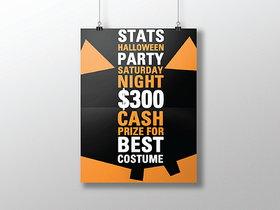 Stats Halloween Poster