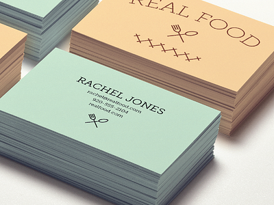 Real Food art direction branding identity redesign