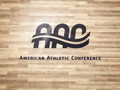 AAC Experiment aac american american athletic conference athletic basketball bw college collegiate conference for fun logo sports