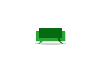 MVC concept bubble conversation couch counceling green logo psychiatrist speech
