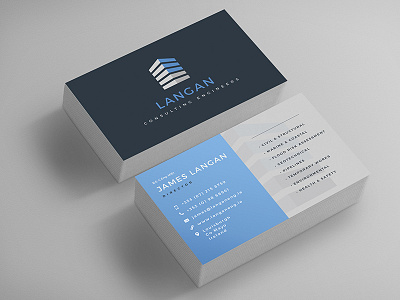 Langan Engineering - Logo / Business Card