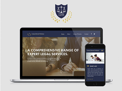 LH Solicitors - Website Design design web