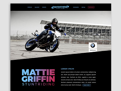 Mattie Griffin - Website Design design web