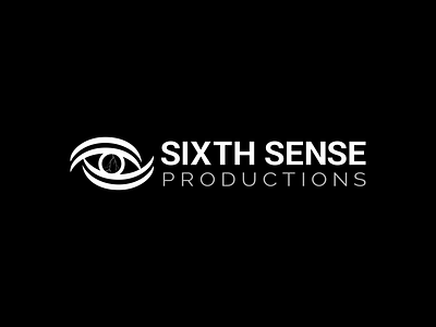 Sixth Sense Productions brand identity branding cinema company corporate style eye film logo design