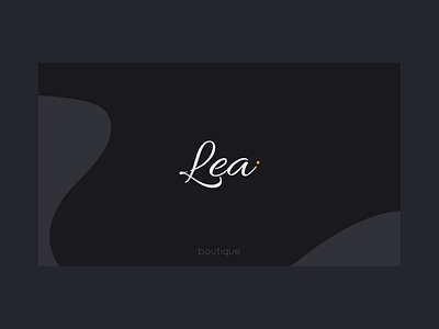 Lea Boutique boutique brand identity branding corporate style fashion logo design