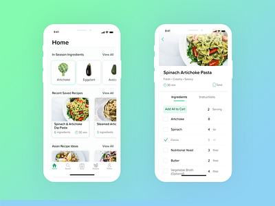 Foodlab - UX adobe xd mobile design ux