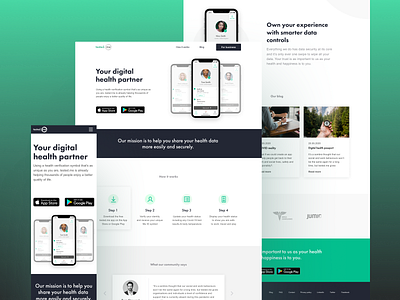 tested.me landing page app design landing page ui ux