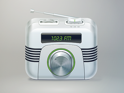 Icon for the site icon radio