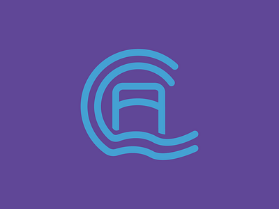 Carloway Community Association Logo bridge community flow icon icon design illustrator logo logo design scotland water