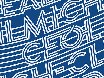 Ceol argon bespoke custom font lines patterns scottish signage type typography
