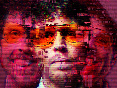 HORROR SHOW 80s comedy dark destroyed digital digital art distorted evil glitch horror overlay photoshop pixelated pixels poster punk retro scifi techno vhs