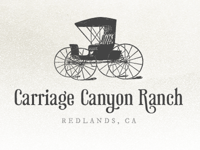 Carriage Canyon Ranch Identity carriage identity logo phaeton ranch