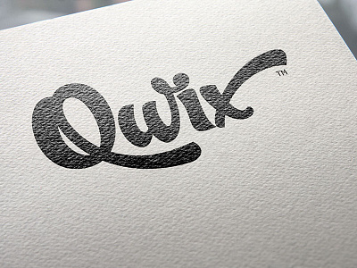 Quix brand identity logo typography