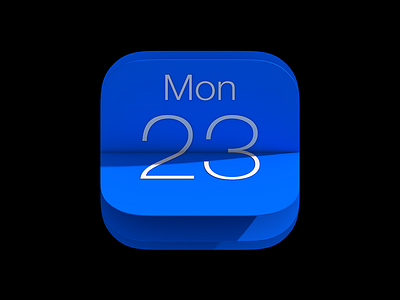 Calendar iOS App Icon alain decoud apple calendar icon ios iphone