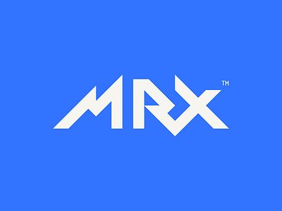 MRX branding logo mrx typography