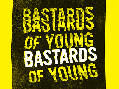 Bastards of Young bastardsofyoung branding design graphic design illustration logo mats mplsminn thereplacements vector westerberg