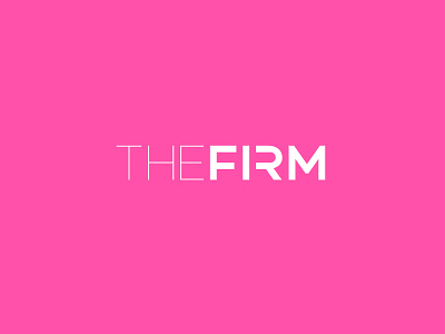 The FIrm – Wordmark brand identity branding design gym logo icon icon design logo mplsminn the firm the firm typography vector website