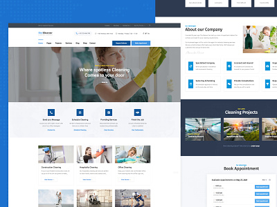 The Kleaner - Industrial Cleaning Company WordPress Theme cleaning company envato qreativethemes themeforest wordpress design wordpress theme wp themes