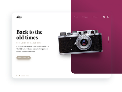 Landing page concept