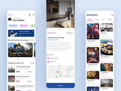 Concierge App Design booking app clean ui concierge deals design dining hotels ios app design lifestyle offers app spa travel ui ui design