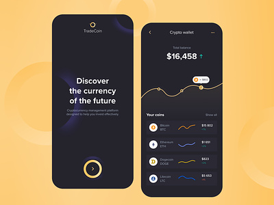 Cryptocurrency exchange - mobile App
