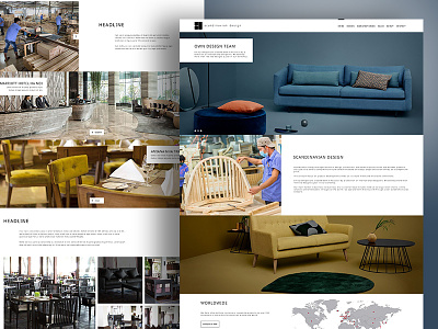 Scandinaviandesign website creative flat layout tiles typography ui ux web webdesign website