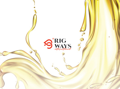 Rig Ways International brand branding fuel gas icon identity illustration international logo logodesign logotype mark