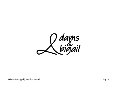 Adams & Abigail brand branding dailylogochallange design icon icon design logo logo design logo type logochallenge logodesign logotype