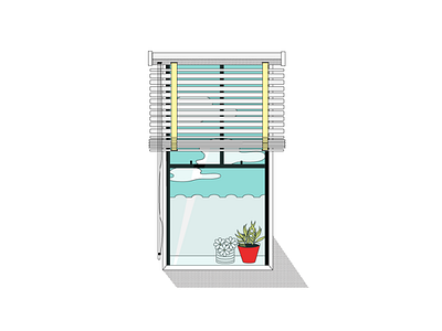 Window View art design dibujo drawing illustration illustrator vector window
