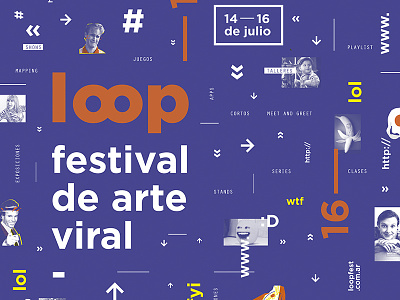 Loop | Poster art branding challange concert festival funny gif gif animated gif animation gif art google internet lol loop meme online videos vimeo web youtube