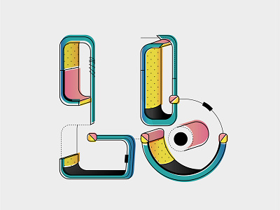 Lopeb | Typography animate animated animation colors design illustrator motion typography typography design