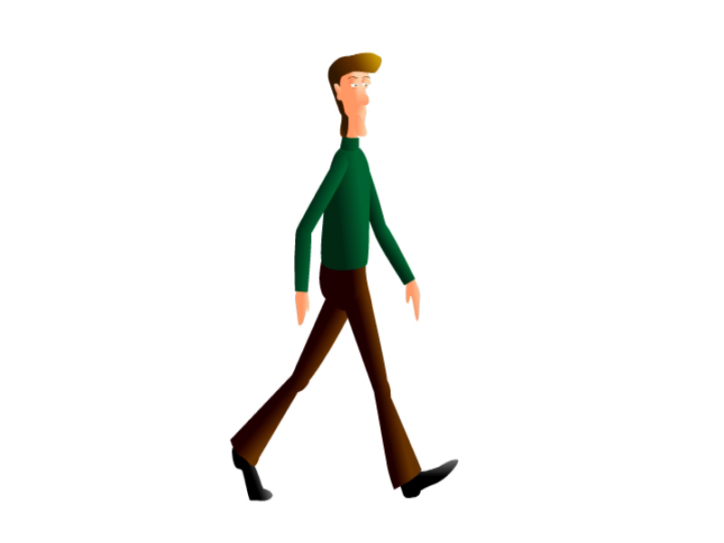 Walk Cycle Animation by Luciana Pungitore on Dribbble