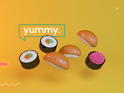 Foodie. 3d 3d art after affects after effects aftereffects animation caviar cinema 4d cinema4d design foodie maki motion design motion graphics motiongraphics nigiri philadelphia roll sushi yummy