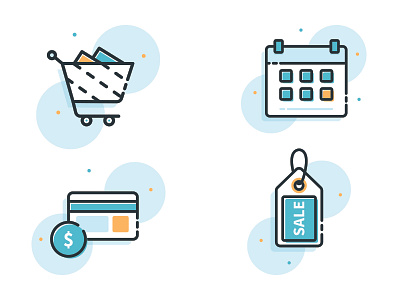 E-commerce Icons design ecommerce icon icons illustration illustrator ui ux vector web web icons website