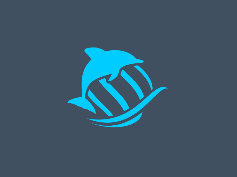 dolphin surfing by Kulia on Dribbble