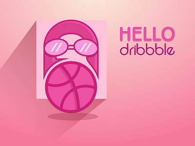 Hello Dribbble color full animation app art brand branding character clean design graphic design icon identity illustration illustrator lettering logo sketch type typography vector web