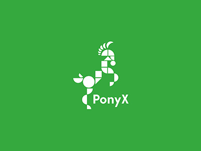 Pony X branding logo redesign usps