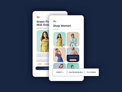 Fashion App UI