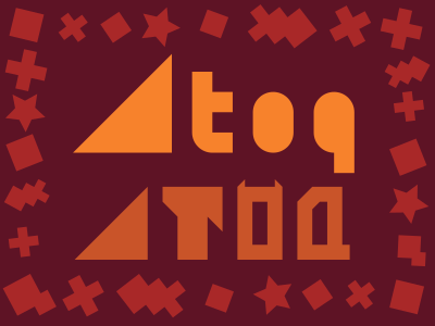 Atoq Design branding design digital letters logo simple vector