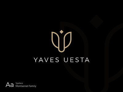 Yaves Uesta luxury logo concept