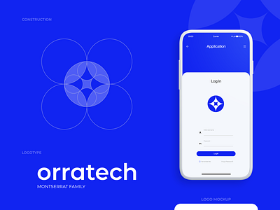 Orratech Logo with Modern Concept for App Logo