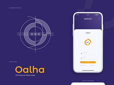 Oalha Logo with Modern Concept for App Logo app applogo branding chatlogo design fintech graphic design illustration logo ui vector