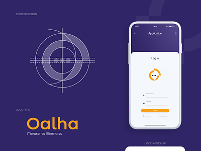 Oalha Logo with Modern Concept for App Logo