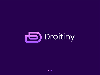 Droinity logo modern concept app applogo branding corporate design graphic design illustration logo vector