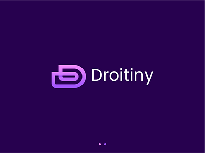 Droinity logo modern concept