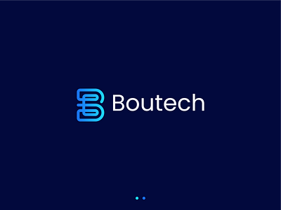 Boutech logo modern concept